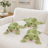 12" Weighted Frog Plush Toy Set – Soft Stuffed Green Frog for Comfort & Cuddles