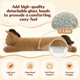 43" Horse Stuffed Animal Toy Long Horse Plush Weighted Body Pillow