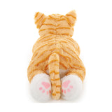 Ensemble de jouets en peluche pour chat, orange, 16 pouces
