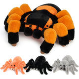 15.75-Inch Spider Plush Toy Set with Three Baby Spiders