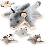 Mother Sugar Glider with Three Babies Cute Woodland Animal Family Playset