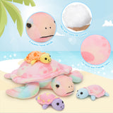 Cute Turtle Stuffed Animals with Babies Inside the Belly