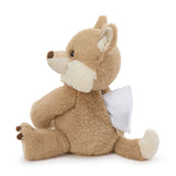 Two 12.2 Inch Hugging Stuffed Animals with Paw Hook and Loop