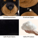 20.5 Inch Dachshund Dog Plush Toy Set with Two Puppies