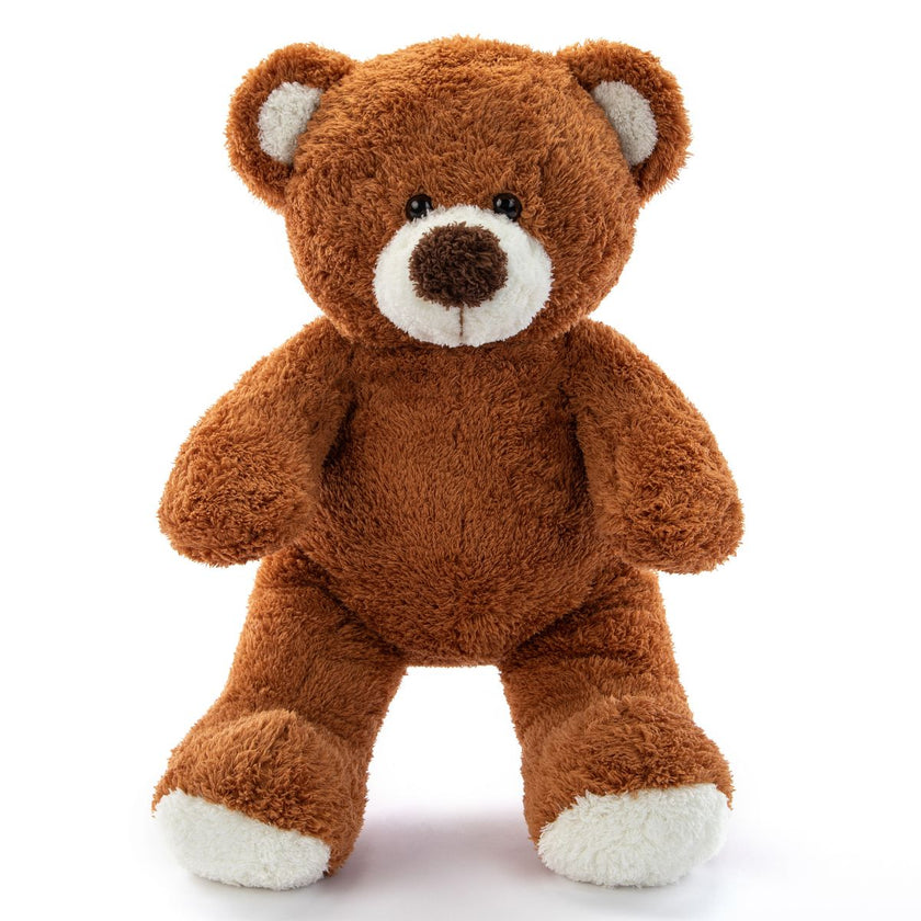 Peluche ours en peluche, marron, 23 pouces