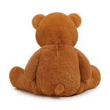 Riesiges Teddybär-Plüschtier, Dunkelbraun, 47 Zoll