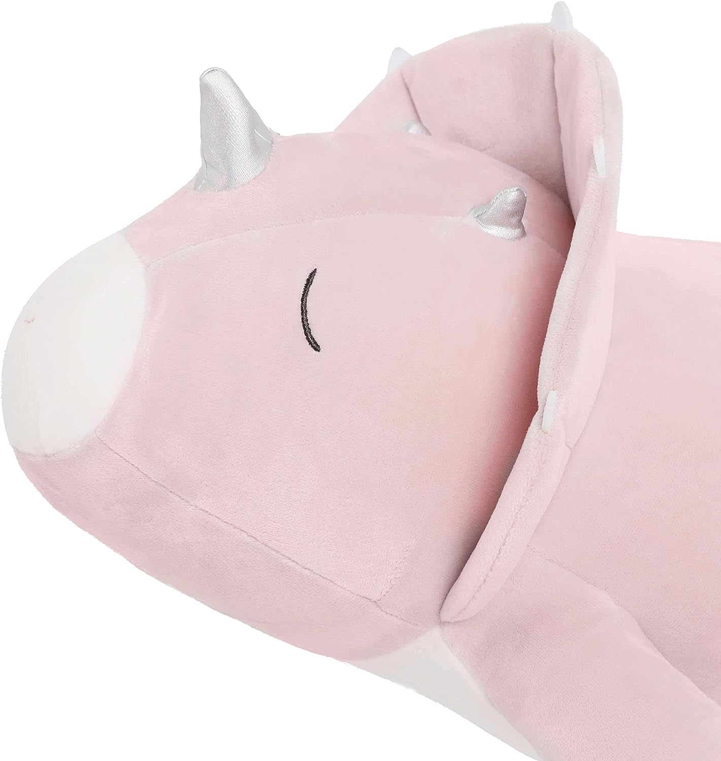 Dinosaur Throw Pillow, Pink, 24/32 Inches