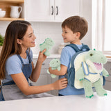 Dinosaur Plush Backpack with Two Mini Dinosaur Toys