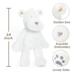 Dog Stuffed Animal Puppy Plush Toy, White, 24 Inches - MorisMos Stuffed Animals
