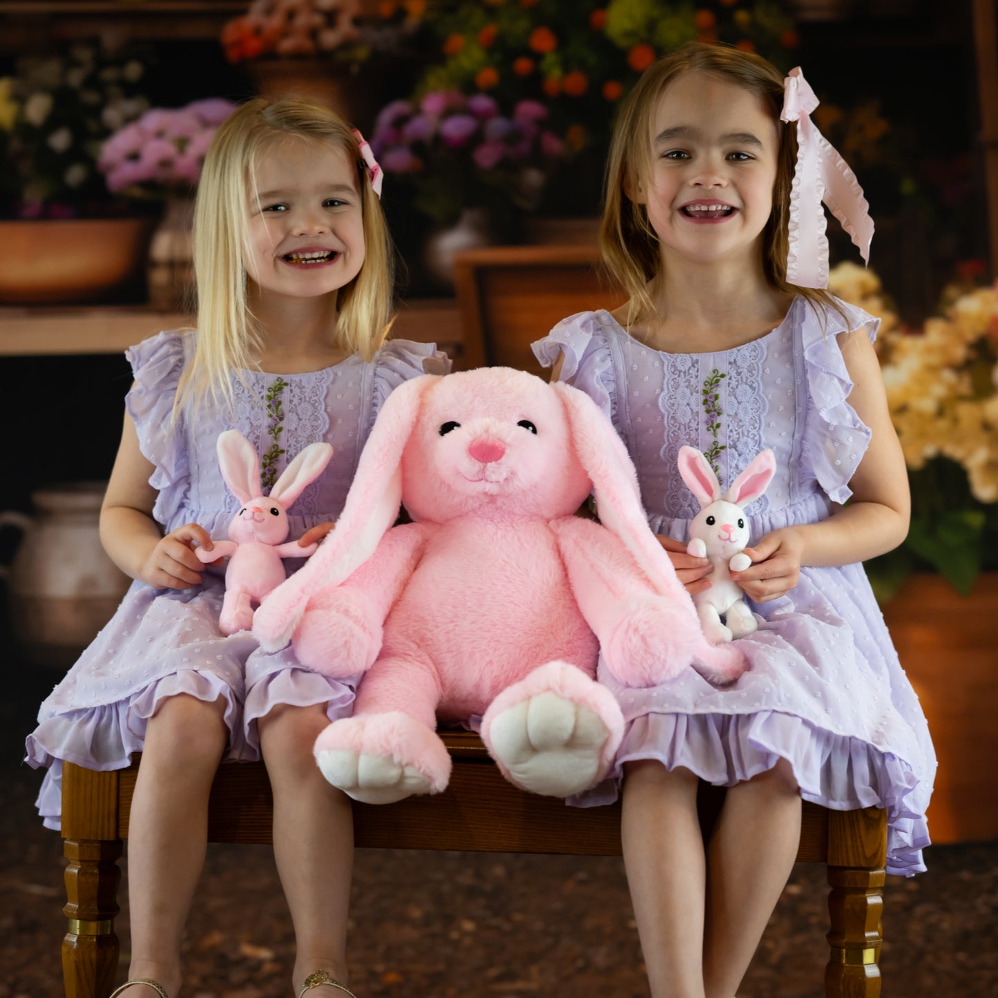 Easter Bunny Plush Toys, Pink, 20 Inches - MorisMos Stuffed Animals