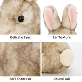 4 Piece Bunny Plush Toy Set Easter Stuffed Animals 9 Inch