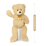 Large Light Brown Teddy Bear Plush Toy Up to 51 Inches