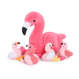 Flamingo-Stofftier-Spielzeugset, 18 Zoll