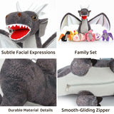 Stofftierset „Fliegender Drache“, 20 Zoll