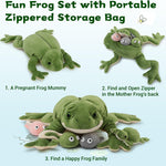 Frog Stuffed Animals - Frog Tadpole Plush Toys - 5 Pcs Frog Stuffed Animals - Realistic Frog Tadpole Plush Dolls - Cute Cartoon Plush Pillows for Kids - Cozy Cushion Pillows - Christmas/Birthday Gift for Kids