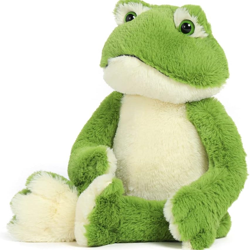 MorisMos Stuffed Animals - Green Frog Stuffed Animals - Cute 18-inch Frog Plush Toys - Free Shipping