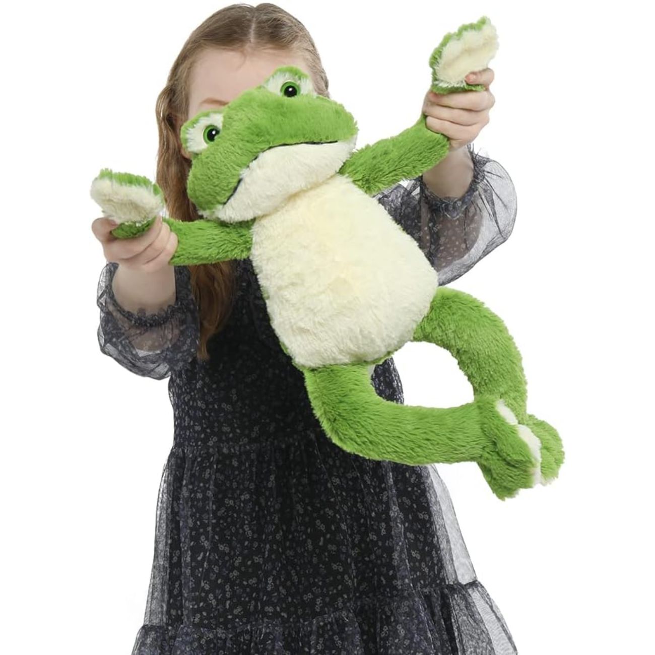 Frog Stuffed Animals Frog Plush Toys, Green,17.7 Inches