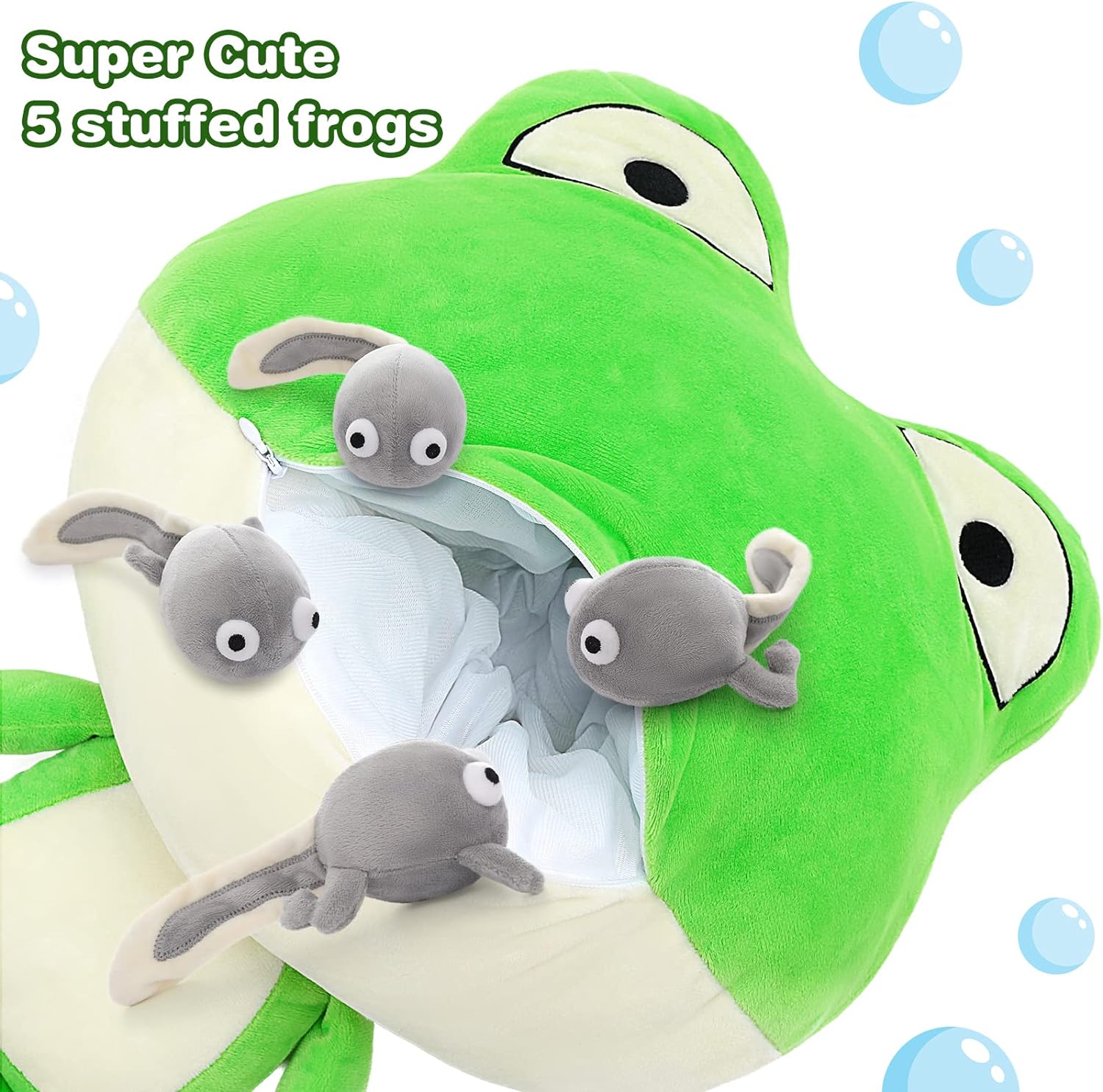 Frog Tadpoles Plush Toy Set, 18 Inches