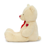 47 Inch Teddy Bear Plush Toy Bear with Red Bow Heart