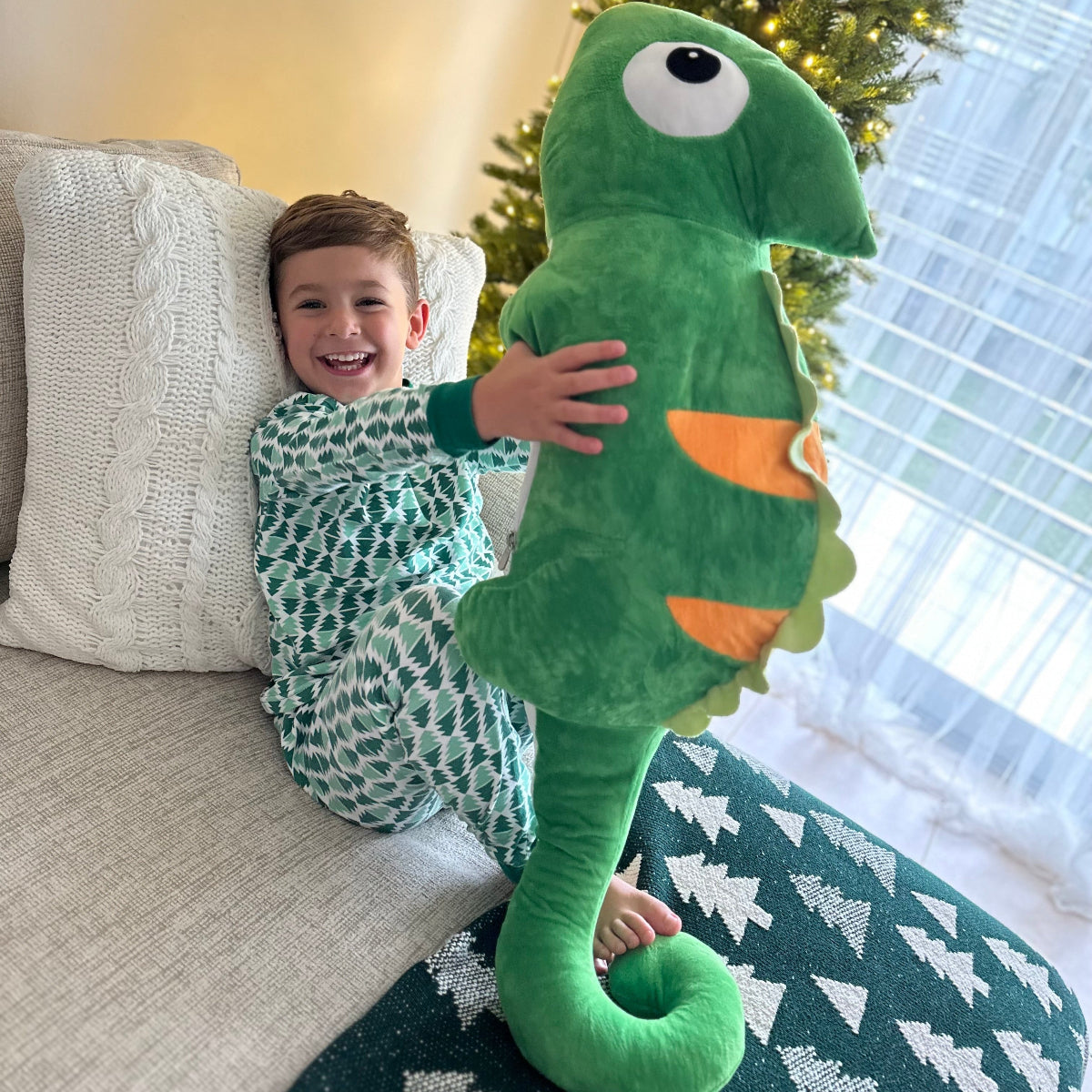 Giant Chameleon Stuffed Toy, 39 Inches