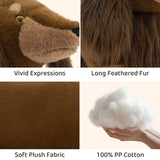 Giant Plush Dachshund Stuffed Animal Soft 43.3 Inch Wiener Dog Toy