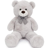 Ours en peluche géant, jouet en peluche, gris