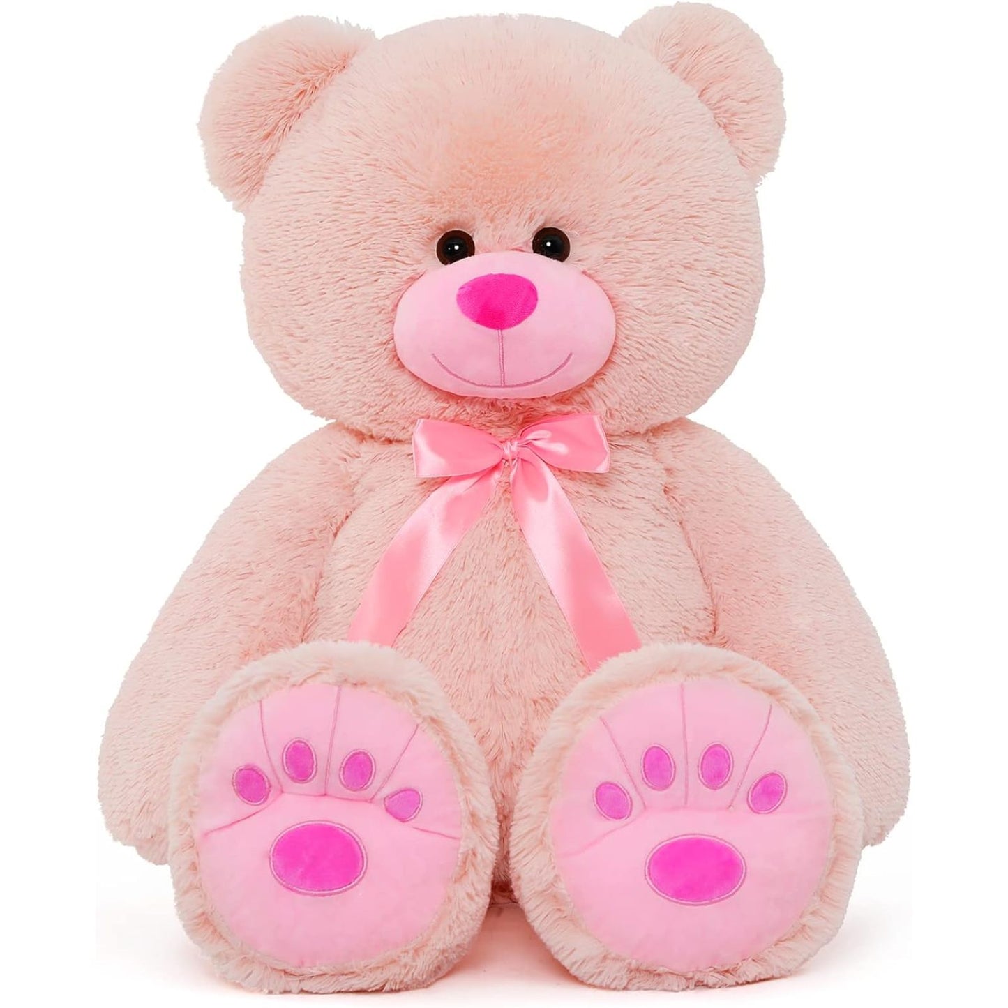 Valentine's Day Teddy Bear Stuffed Animals - Big 36 Inches Pink Teddy Bear Plush Toys - Valentine's Day Gift for Girlfriend/Boyfriend - Fluffly Cuddly Plushy Fluffy Toy - Cute Teddy Bear Plush Pillows for Kids - Christmas/Birthday Gift for Children/Teens/Adults - Romantic Anniversary Gift for Wife/Husband - Wedding Gift Ideas for Friends - Free Shipping
