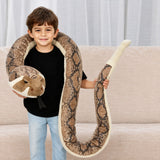 Realistic Rattlesnake Plush Toy 8 Foot Giant Stuffed Snake Toy