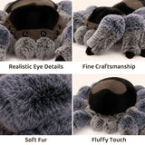 15.75-Inch Spider Plush Toy Set with Three Baby Spiders