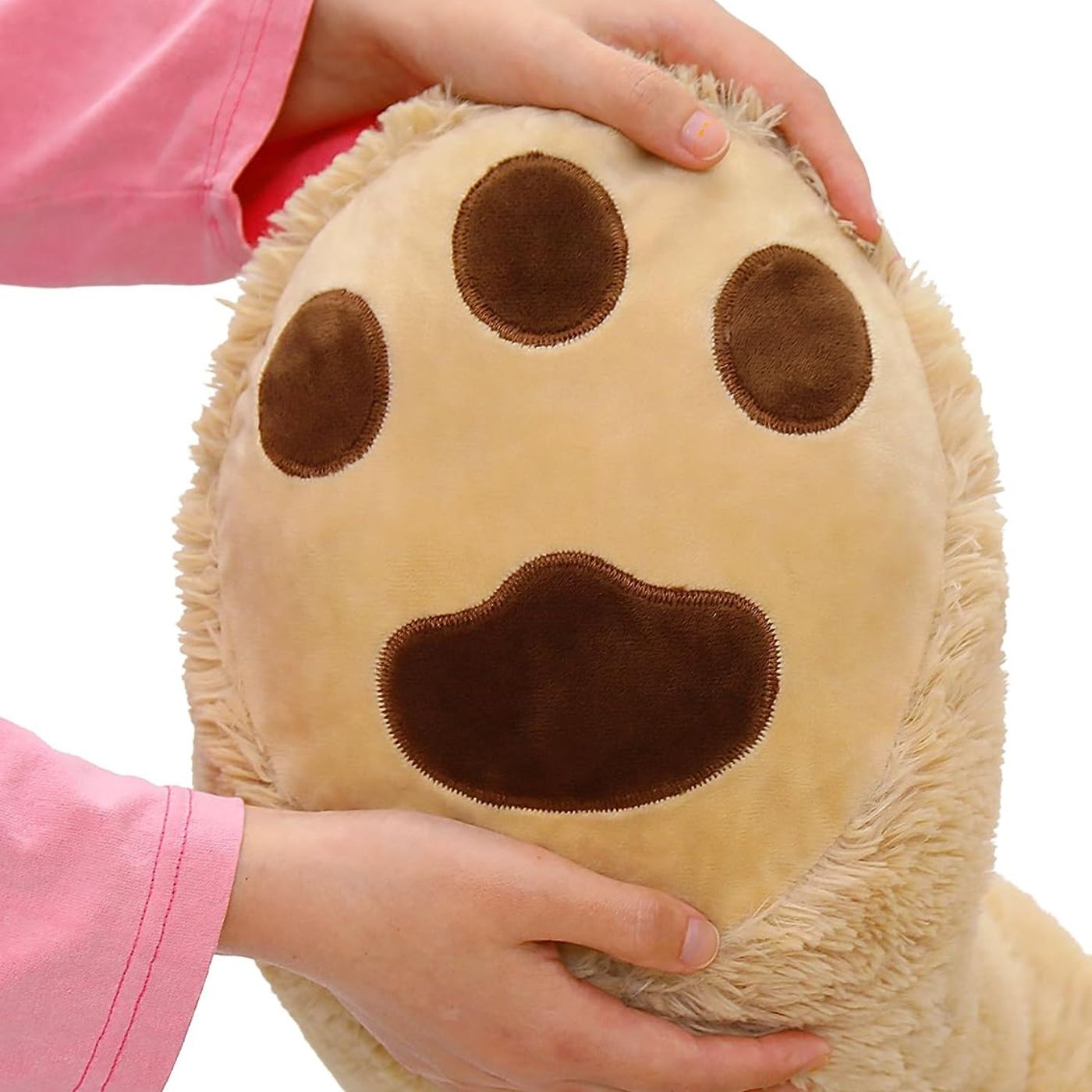 Giant Teddy Bear Plush Toy Set, Brown, 51 Inches