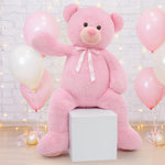 Pink Teddy Bear Stuffed Animals, 5 FT Stuffed Bear Plush, Cute Stuffed Animals, Giant Teddy Bears for Kids Baby Toddlers Girlfriend, Gifts for Valentine's Day/Birthday/Christmas, MorisMos Stuffed Animals