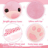 Pink Teddy Bear Stuffed Animals, 5 FT Stuffed Bear Plush, Cute Stuffed Animals, Giant Teddy Bears for Kids Baby Toddlers Girlfriend, Gifts for Valentine's Day/Birthday/Christmas, MorisMos Stuffed Animals