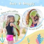 Sea Turtle Plush Toys - Lifelike Turtle Stuffed Animals - Cute Soft Cartoon Turtle Plush Pillows for Children - Large Turtle Plushies - Gift for Kids, Girls, Boys, Birthday, Valentine's Day, Christmas