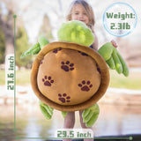 Sea Turtle Plush Toys - Lifelike Turtle Stuffed Animals - Cute Soft Cartoon Turtle Plush Pillows for Children - Large Turtle Plushies - Gift for Kids, Girls, Boys, Birthday, Valentine's Day, Christmas