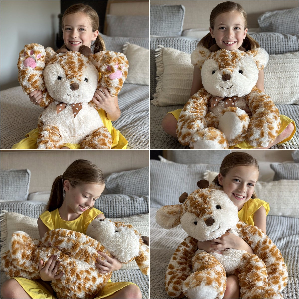 Giraffe Plush Toys - Giraffe Stuffed Animals 24 Inches - Jungle/Safari Stuffed Animals - Hide and Seek Play Toys - Cute Cartoon Plush Pillows for Kids - Christmas/Birthday/Baby Shower/Valentine's Day/Thanksgiving Gift For Teens Kids Adults