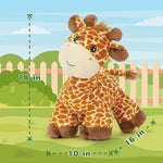Giraffe Plush Toys Jungle Stuffed Animals, 18 Inches