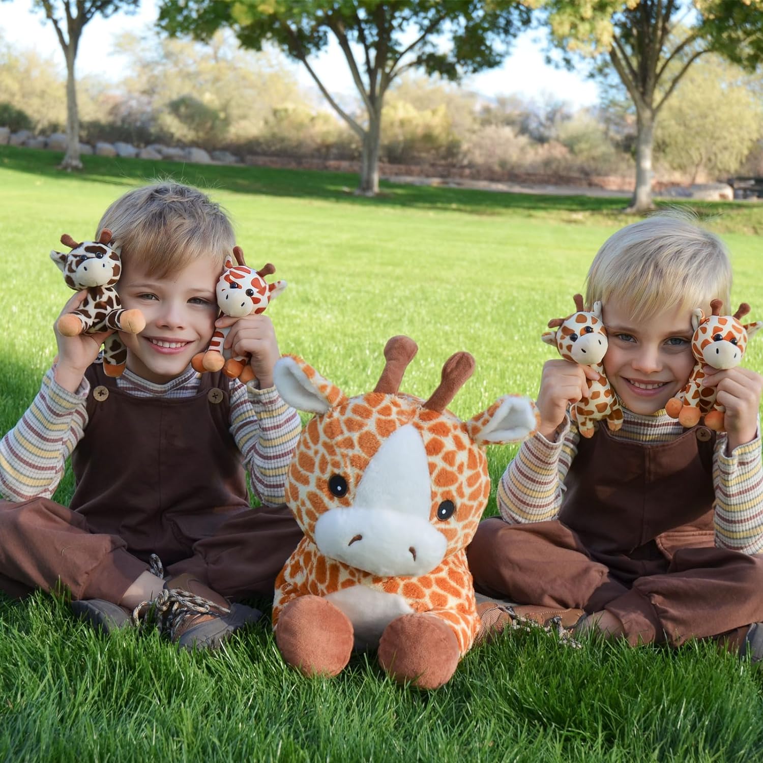 Giraffe Plush Toys Jungle Stuffed Animals, 22 Inches