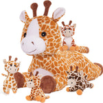 Giraffe Plush Toys Jungle Stuffed Animals, 22 Inches - MorisMos Jungle Plush toys Forest Stuffed Animals