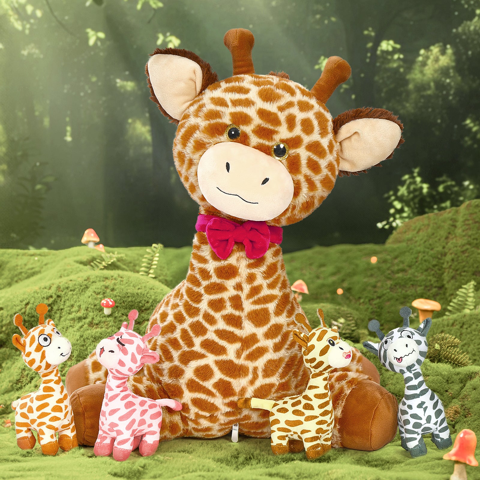 Giraffe Plush Toys Safari Stuffed Animals, 19.6 Inches