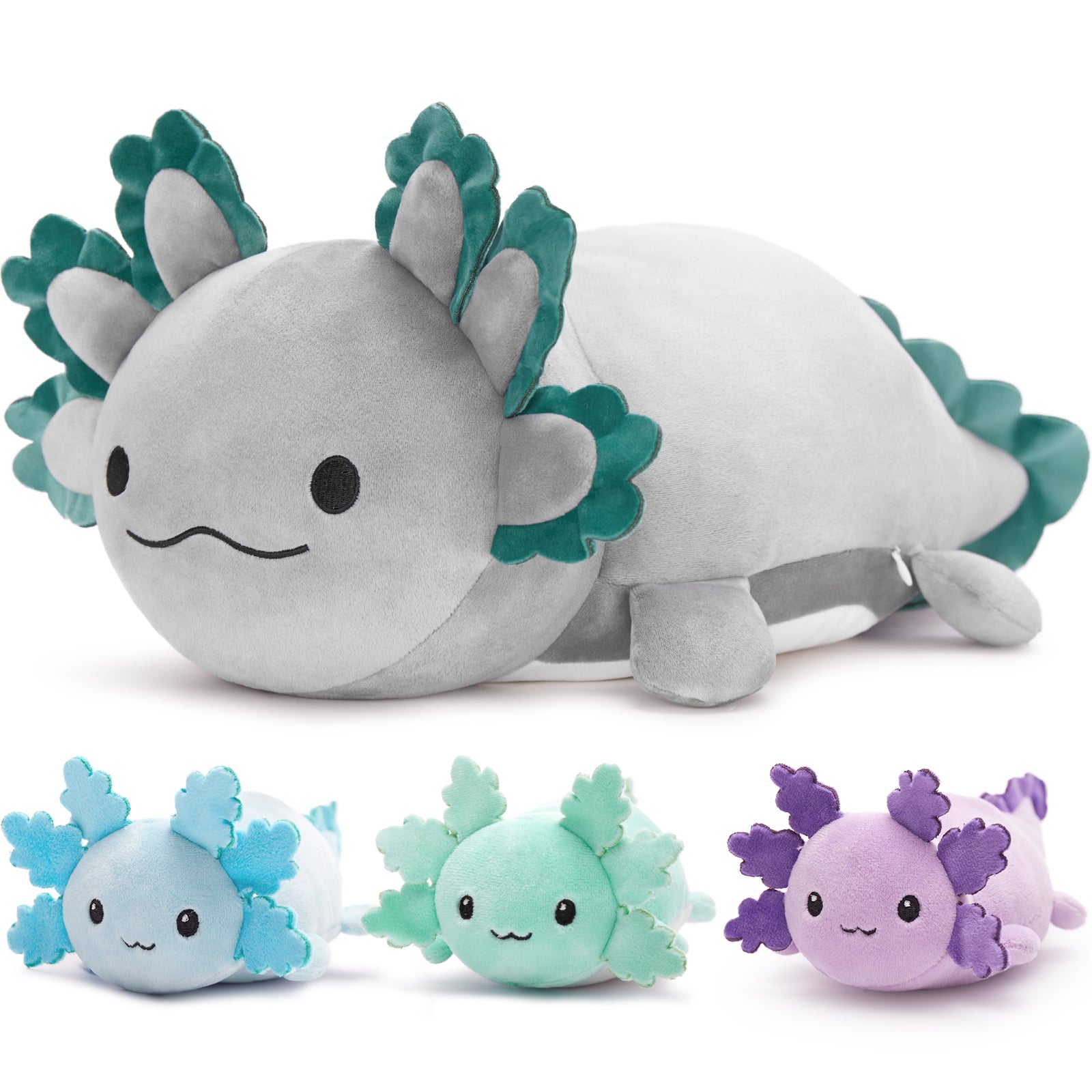 Axolotl Plush Toys Salamander Stuffed Animals, 23.5 Inches