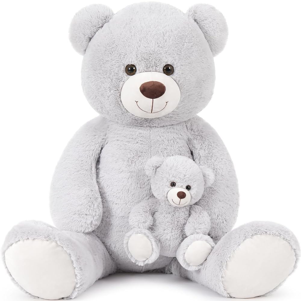 39 Inch Plush Teddy Bear Hugging Little Bear Multiple Colors