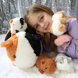 19.68-Inch Guinea Pig Stuffed Animal Plush Toy with Four Babies