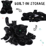 Black Cat Plush Toy Set, 20.4 Inches - MorisMos Stuffed Animals