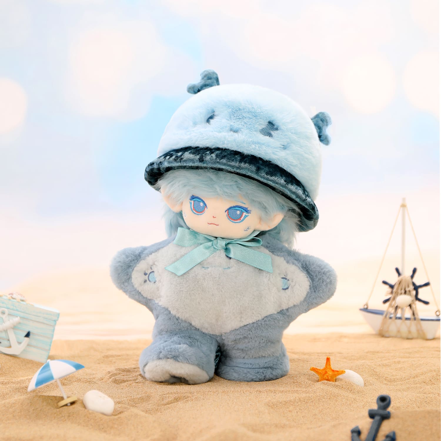Deep Sea Messenger Elf - Noora Handmade Doll, 13 Inches