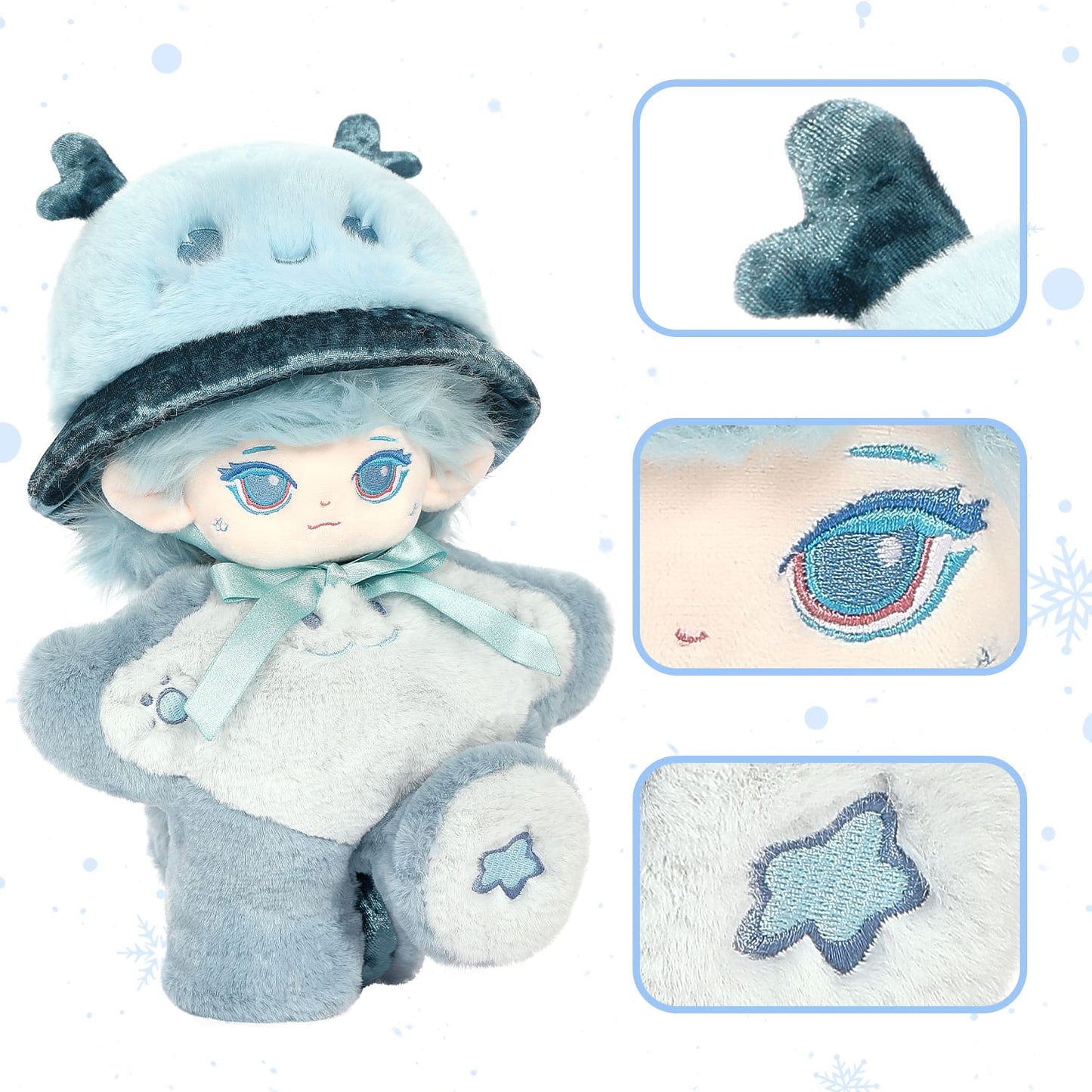 Deep Sea Messenger Elf - Noora Handmade Doll, 13 Inches