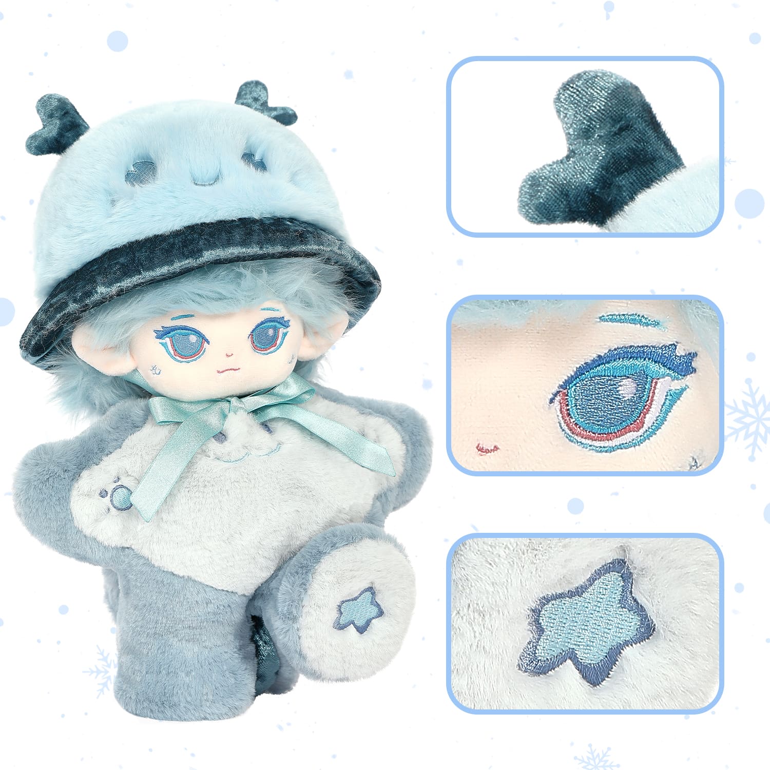 Deep Sea Messenger Elf - Noora Handmade Doll, 13 Inches