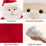 16 Inch Santa Claus Weighted Heatable Plush Toy Christmas Gift