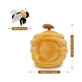 10.2 Inch Honey Hive Hideaway Plush Toy Set with Five Bees
