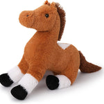 Horse Stuffed Toy, Brown, 20 Inches - MorisMos Stuffed Animals