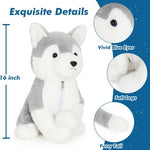 Husky Plush Toys Dog Stuffed Animals, 16 Inches - MorisMos Stuffed Animals - Free Shipping